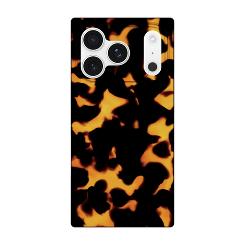 Flaunt Square Tortoise Print MagSafe Case for  iPhone 17 Pro