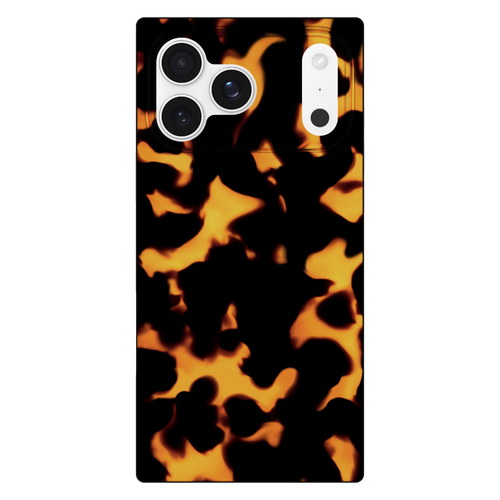 Flaunt Square Tortoise Print MagSafe Case for iPhone 17 Pro Max