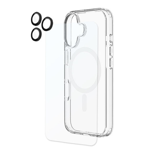 Kore 3 in 1 Protection Pack - Case + Tempered Glass + Lens Protector for iPhone 17