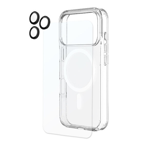 Kore 3 in 1 Protection Pack - Case + Tempered Glass + Lens Protector for iPhone 17 Pro