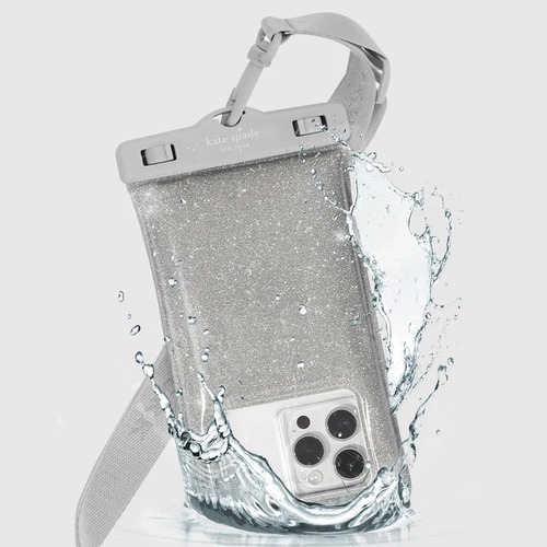 Kate Spade Waterproof Floating Pouch Universal - Glitter
