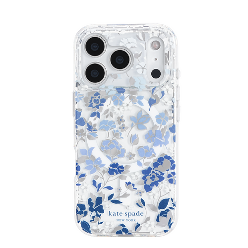 Kate Spade Flowerbed Blue MagSafe Case for iPhone 17 Pro
