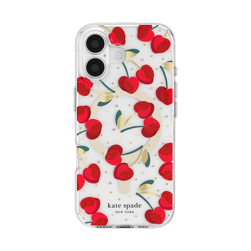 Kate Spade Cherry Dot MagSafe Case for iPhone 17