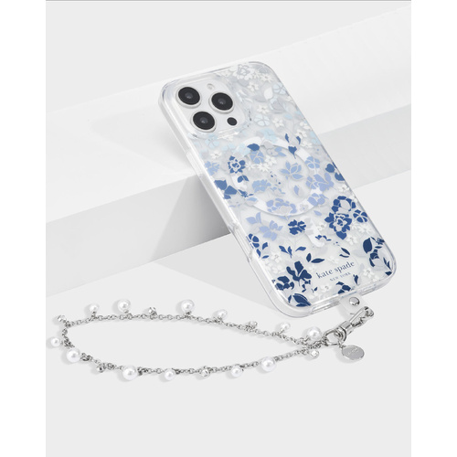 Kate Spade Flowerbed Blue Case & Wrsitlet Bundle Pack