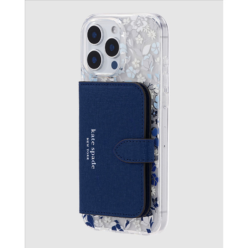 Kate Spade Flowerbed Blue Case & Wallet Bundle Pack