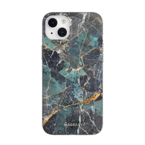 Mageasy | Marble Case | iPhone 14 Plus - Blue