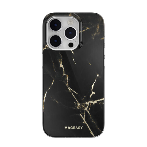 Mageasy | Marble Case | iPhone 14 Pro - Black