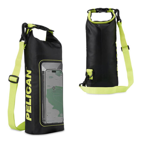 Pelican | Marine Waterproof Dry Bag | 2L  - Black & Neon Yellow