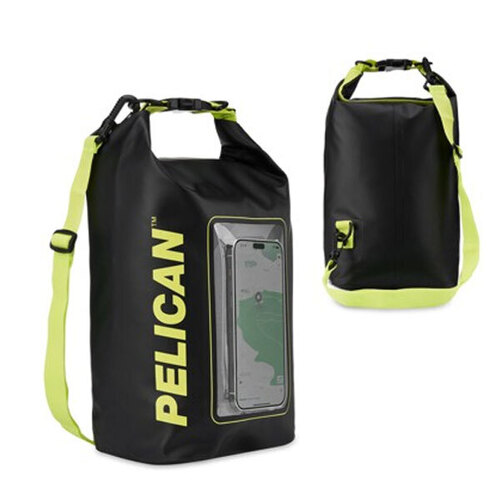 Pelican | Marine Waterproof Dry Bag | 5L  - Black & Neon Yellow