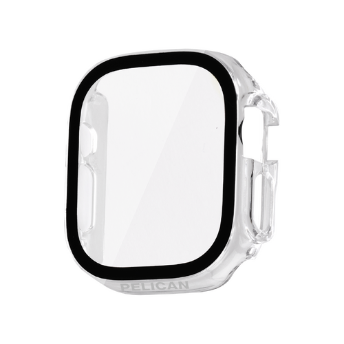 Pelican | Protector Case w Glass Screen Protector | Apple Ultra Watch - Clear