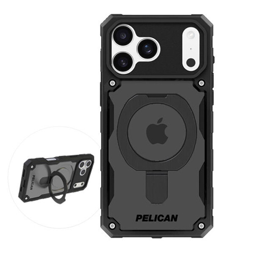 Pelican Shield MagSafe Case with Stand for iPhone 17 Pro Max - Smoke