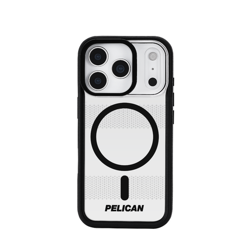 Pelican Protector MagSafe Case with Stand for iPhone 17 Pro - Clear / Black