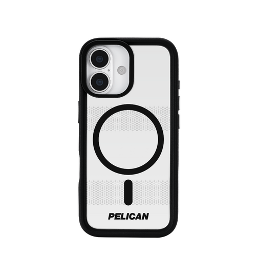 Pelican Protector MagSafe Case with Stand for iPhone 17 - Clear / Black