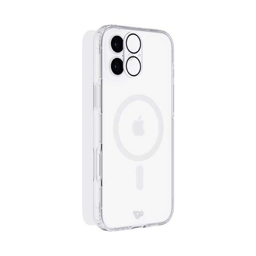 Tech 21 Bundle - EvoClear MagSafe Case + Tempered Glass + Lens Protector for iPhone 17 - Clear