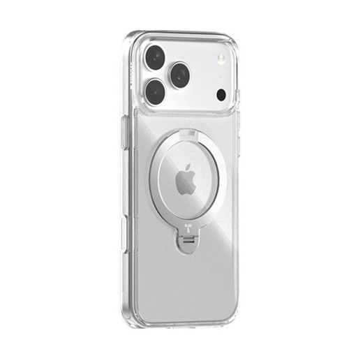 Torras Ostand Spin CMF MagSafe Case for iPhone 17 Pro Max - Clear